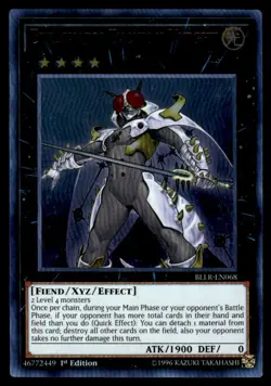 Yu-Gi-Oh! 1st Edition Evilswarm Exciton Knight #BLLR-EN068 Light Play - Image 1