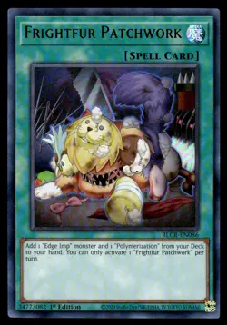 Yu-Gi-Oh! 1st Edition Frightfur Patchwork #BLCR-EN086 Light Play - Image 1