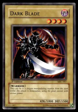 Yu-Gi-Oh! 1st Edition Dark Blade #MFC-007 Light Play - Image 1