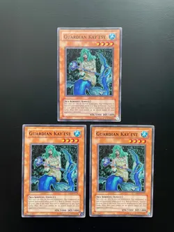 Yugioh Guardian Kay'Est DR1-EN171 Unlimited Edition MP/HP X3 - Image 1