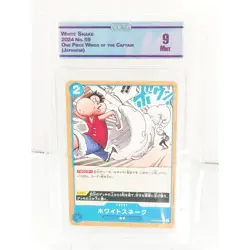 White Snake OP06-059 2024 One Piece Graded Japanese CC&G 9 - Image 1