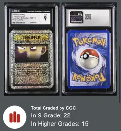 CGC 9 ✨ The Boss's Way Pokemon Legendary Collection Reverse Holo 105/110 (PSA) - Image 3