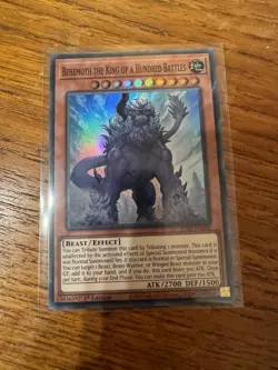 Behemoth The King Of A Hundred Battles JUSH-EN050 - Super Rare - YuGiOh - Image 1