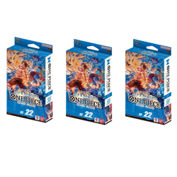 One Piece Card Game Starter Deck Ace & Newgate Lot of 3 (ST-22) English Sealed - Image 1