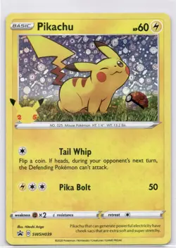 Pikachu - (General Mills) SWSH039 Miscellaneous Cards & Products Holo - Image 1