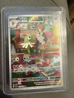 Pokemon TCG Kirlia Scarlet & Violet Base Set Holo Illustration Rare Card 212/198 - Image 3