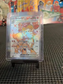Pokemon Arcanine EX Holo Ultra Rare TCG Card 224/198 Scarlet & Violet Base Set - Image 1