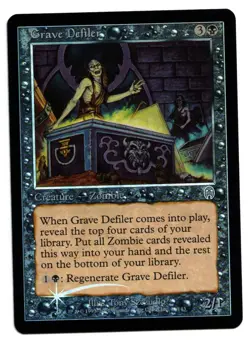 Magic the Gathering MTG Card: Grave Defiler FOIL 40/143 Apocalypse! NM - Image 1