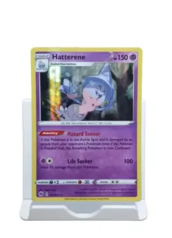 Hatterene 020/073 Holo Rare Champions Path Pokemon Card - Image 1