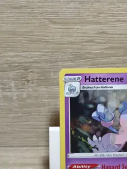 Hatterene 020/073 Holo Rare Champions Path Pokemon Card - Image 2