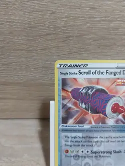 Single Strike Scroll Of The Fanged Dragon 158/203 Reverse Holo Pokemon Card - Image 3