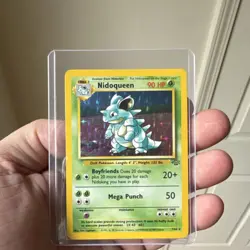 Pokemon Nidoqueen Jungle Holo Rare Unlimited 90 HP 7/64 English Card - Image 1