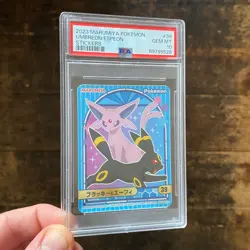 PSA 10 Umbreon Espeon Marumiya Sticker #39 2023 Rare Japanese Pokemon Card - Image 1