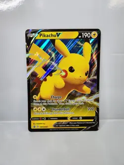 Pikachu V SWSH061 Jumbo Oversized Pokemon Shining Fates Promo Card Lot - Image 3