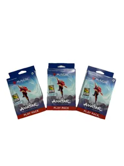 3 MTG Avatar The Last Airbender Play Pack Boxes With Promo Card 3 Boxes Total - Image 1