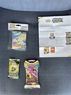 Lot of Pokemon Cards Plus Holder Plus Brand New Pack (27) - Image 1