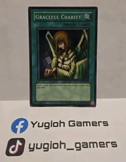 YUGIOH GRACEFUL CHARITY SDP-040 SUPER PLAYED UNLIMITED - Image 1