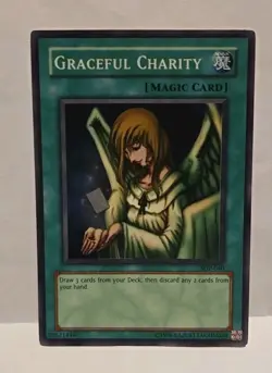YUGIOH GRACEFUL CHARITY SDP-040 SUPER PLAYED UNLIMITED - Image 2
