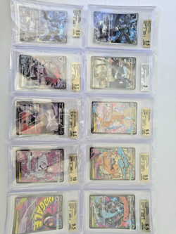 2025 Pokemon Mega Dream Slab Lot 10 Cards Including #246 Mega Dragonite SAR - Image 2