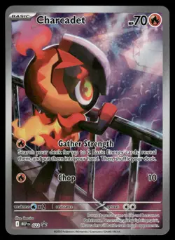 Pokemon Cards Charcadet 022 Mega Evolution Promo Holo Promo NM - Image 1