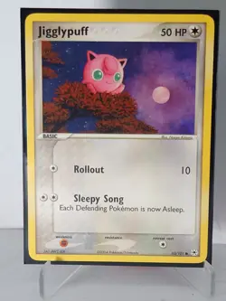 Pokemon TCG Jigglypuff EX Hidden Legends 63/101 Regular Common Card Played LP - Image 1