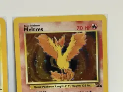 Pokemon TCG Moltres and Zapdos Unlimited HOLO Lot 2 Cards - Vintage - Image 4