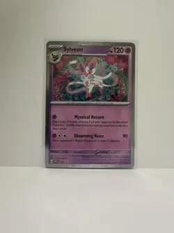 Sylveon #172 Scarlet Violet Prismatic Evolutions Cosmos Holo Promo Cards - Image 1