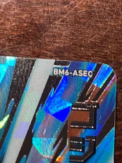 Super Dragon Ball Heroes BM6-ASEC Gogeta BR Secret Rare Holo Card Bandai Japan - Image 4