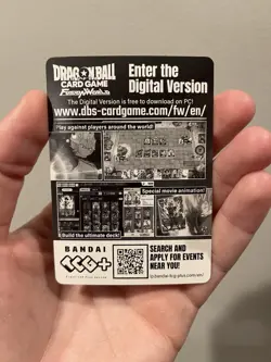 Dragon Ball Super Fusion World Manga Booster 01 SB01 Code Card x108 - Image 1