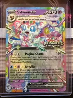 Sylveon ex - (Prismatic Evolutions Stamp) 041/131 Miscellaneous Cards & Products - Image 1