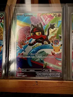 Pokemon Card First Partner Illustration Collection Alola Rowlet, Litten, Popplio - Image 3