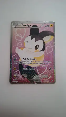 Emolga Full Art RC23/RC25 Legendary Treasures Radiant Collection Pokemon Card - Image 1