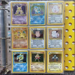 Pokemon Card Bundle Binder Mega Collection Complete Base Set, Base Set 2 + More - Image 5