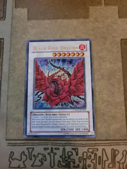 YUGIOH BLACK ROSE DRAGON CSOC-EN039 ULTRA UNLIMITED ED VLP/LP - Image 2