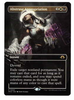 MTG Card: Abstruse Appropriation Borderless Modern Horizons 3 #0342 Rare! NM - Image 1
