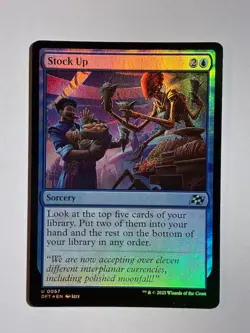 Stock Up 67 Uncommon Aetherdrift Magic: The Gathering Foil Lightly Played - Image 1