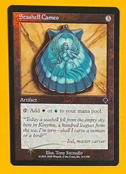 MTG SEASHELL CAMEO (Foil) Invasion (OldManMTG 011-863) - Image 1
