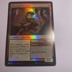 Blazing Firesinger Secrets of Strixhaven Foil - Image 1