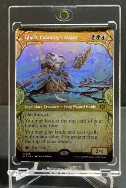 Glarb, Calamity's Augur - Foil - Showcase NM, English MTG Bloomburrow: Main Set - Image 1