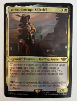 (1x) Lotho, Corrupt Shirriff - Foil - Lord of the Rings - NM - MTG - Image 1