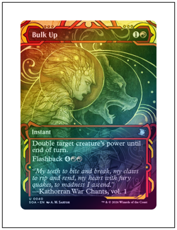 1x Bulk Up, Foil, Secrets of Strixhaven Mystical Archive, MTG NM - Image 1