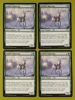 Saddled Rimestag x4 Modern Horizons 4x Magic the Gathering MTG - Image 1
