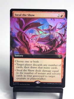 MTG - Secrets of Strixhaven - Steal the Show - Extended Art - FOIL - Image 1