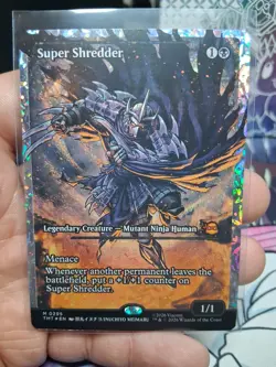 Super Shredder (Showcase) (Fracture Foil) Teenage Mutant Ninja Turtles Foil - Image 1