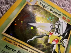 Pokemon TCG Koga's Beedrill 9/132 Gym Challenge Holo Rare 80 HP Eng 2000 - Image 3