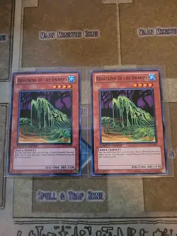 YUGIOH 2X BEASTKING OF THE SWAMPS GLD4-EN005 COMMON LIMITED ED NM - Image 1