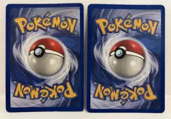 Pokemon TCG Base Set Mewtwo 10/102 Ken Sugimori 2 Cards 1999 English Regular - Image 2