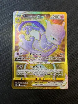 Pokemon TCG Mewtwo VSTAR 086/078 Holo Secret Rare - Image 2