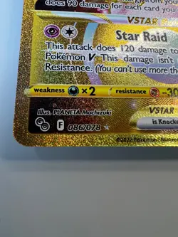 Pokemon TCG Mewtwo VSTAR 086/078 Holo Secret Rare - Image 4