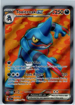 Pokemon TCG SV01: Scarlet & Violet Base Set Toxicroak ex Ultra Rare 232/198 NM - Image 1